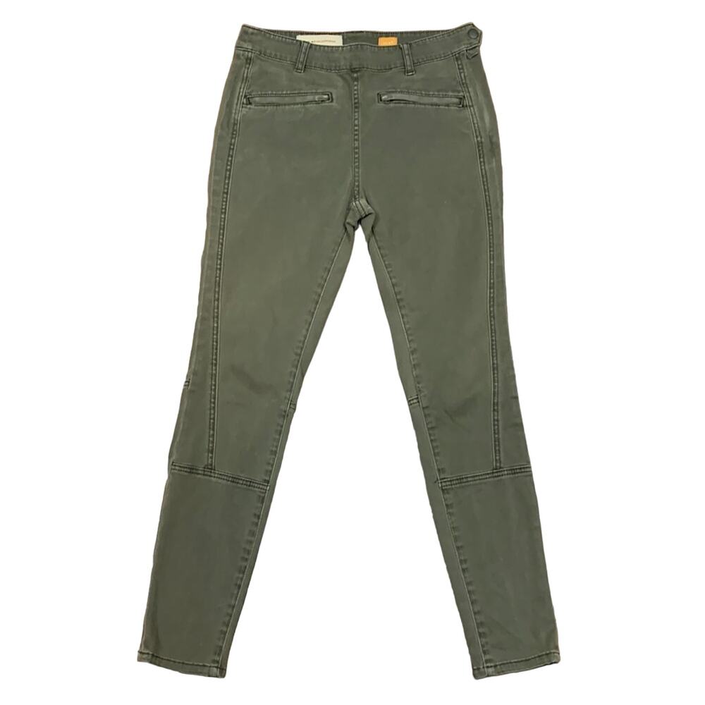 Anthropologie Pilcro and the Letterpress Utility Skinny Army Green Pants